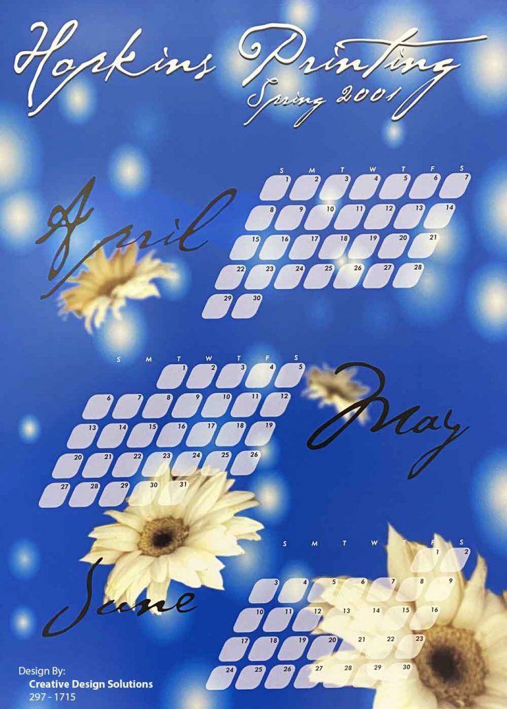 Hopkins Spring Calendars Through The Years Hopkins Printing Central Ohio Printer Hopkins Spring Calendars Through The Years Hopkins Printing Central Ohio Printer
