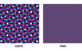 Spot vs CMYK printing.
