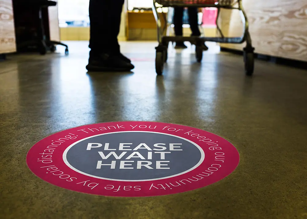 Social Distancing Signage