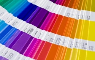 Pantone colors keep your graphics consistent across different printing machines.