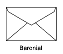 ENVELOPE SIZE CHART